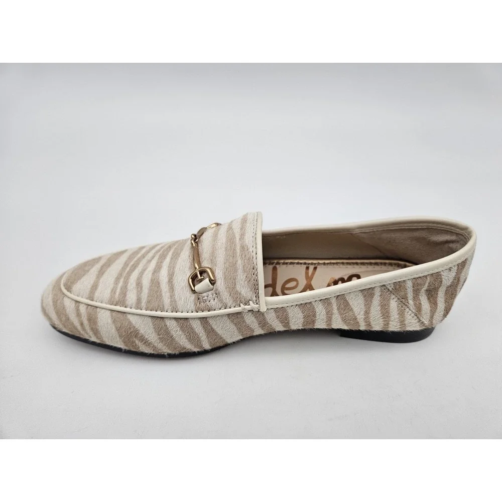 Sam Edelman Loraine Bit Loafer Taupe Zebra Color Womens 6.5 M - Picture 7 of 12